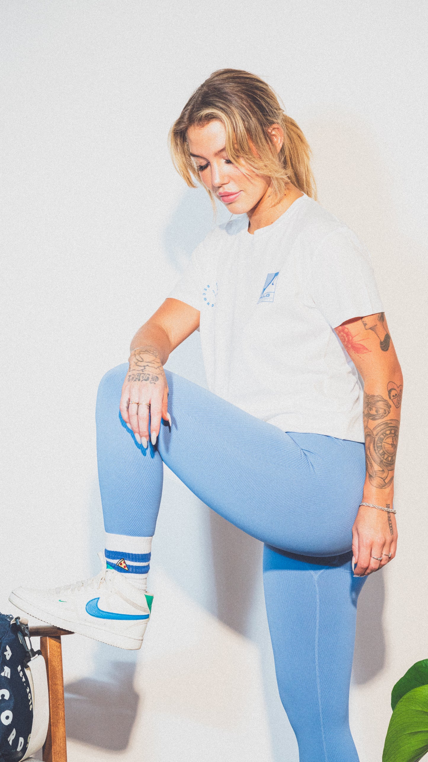 Running tee - White (dry fit)