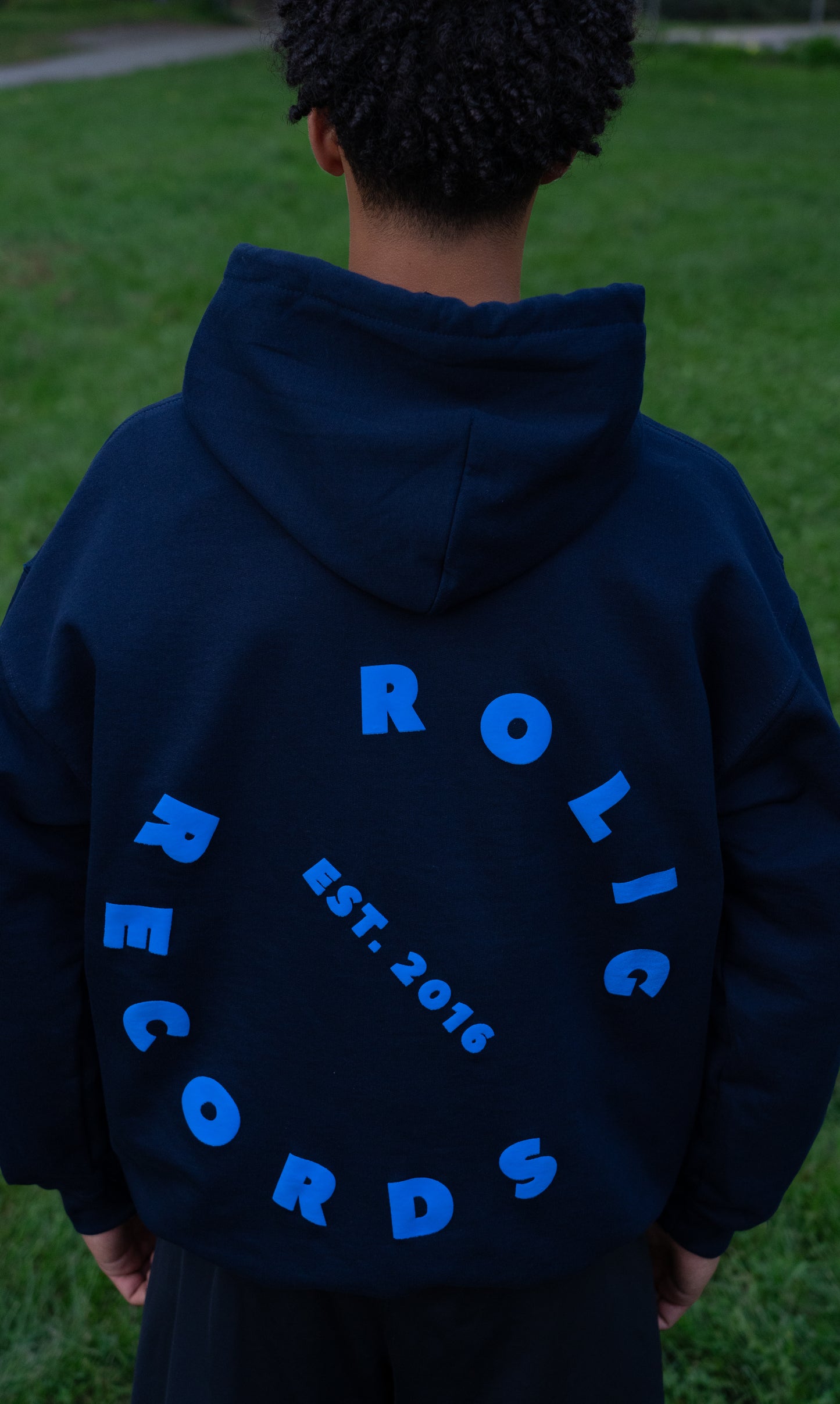 Star Hoodie - Navy // Limited Edition (Puff-print)