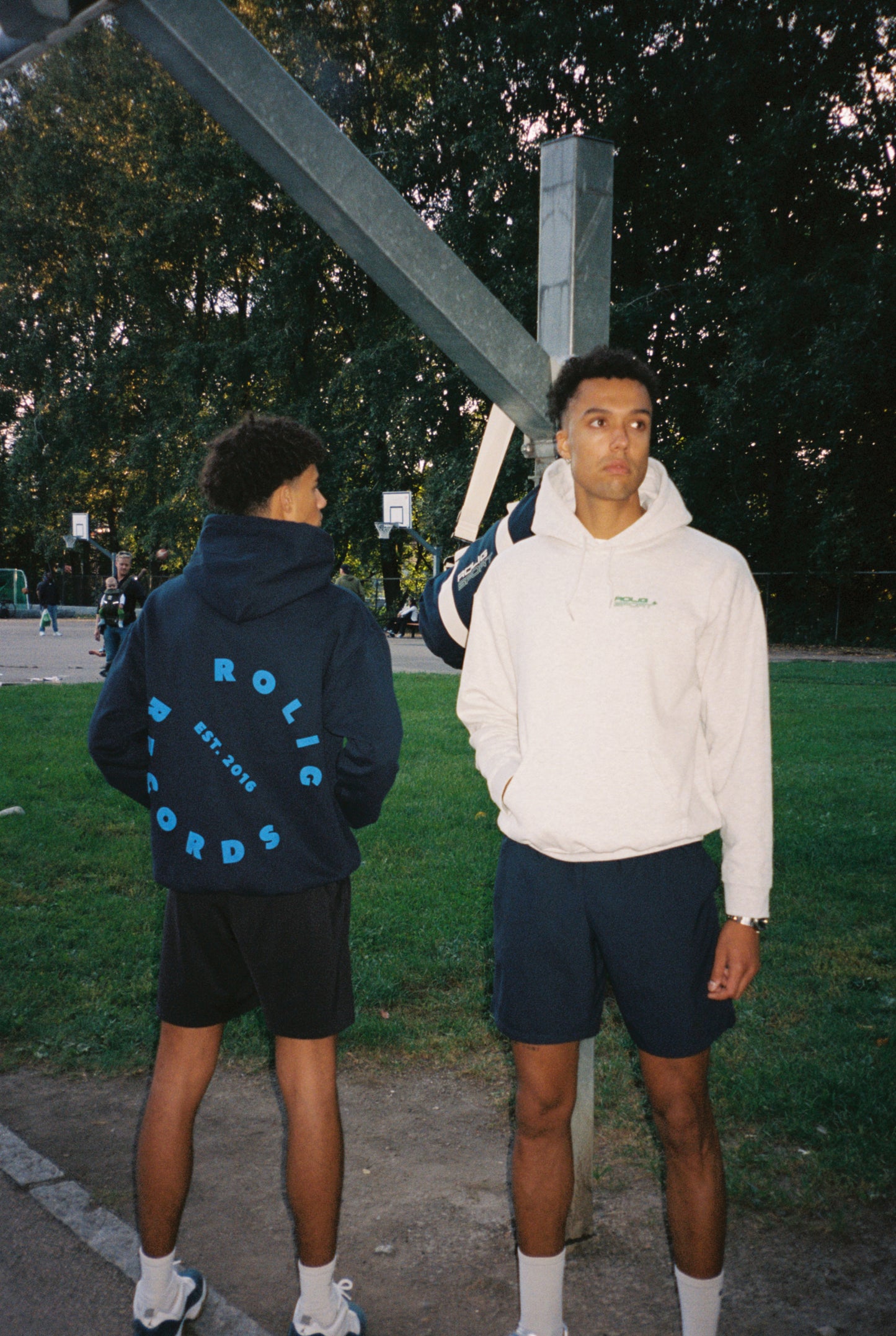 Star Hoodie - Navy // Limited Edition (Puff-print)